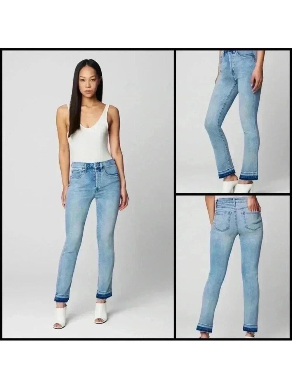 Blank NYC The Madison High Rise Crop Jeans Size 29W 28L